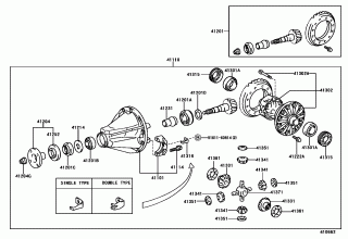 REAR AXLE HOUSING & DIFFERENTIAL 3